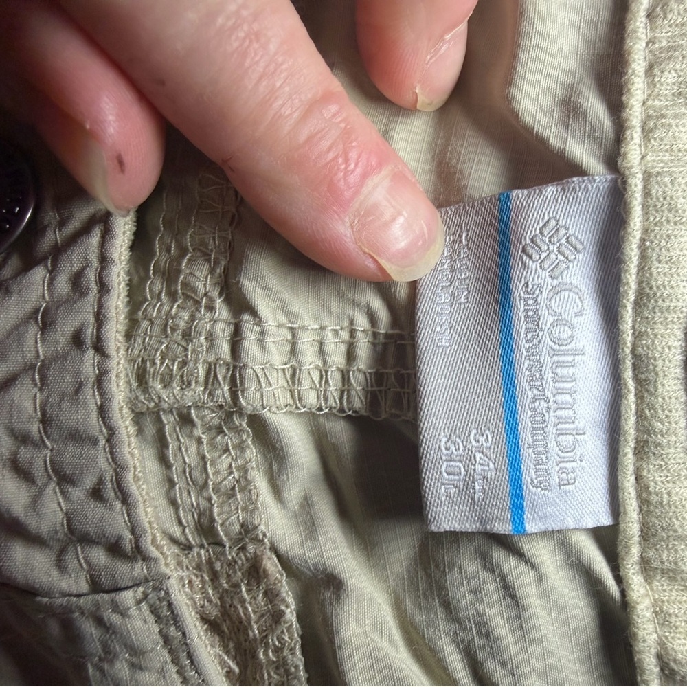 Columbia Silver Ridge Utility Convertible Performance Pants Khaki 34x30 - Picture 7 of 8